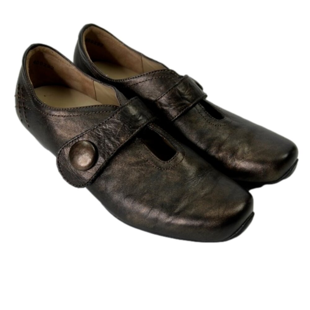 Urnfs bronze slip on shoes size 38